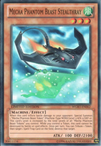 Yugioh Singles Currently In Stock: Mecha Phantom Beast Stealthray [WGRT-EN062] Super Rare