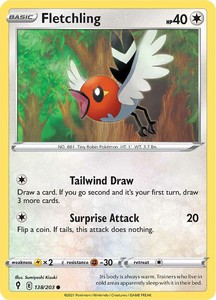 Pokemon Tcg Sword Shield Evolving Skies Singles: Fletchling (138/203) [Sword & Shield: Evolving Skies]