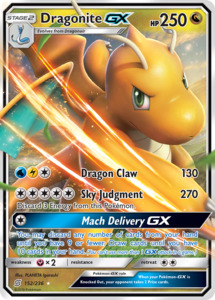 Pokemon Singles Currently In Stock: PSA 9 Dragonite GX (152/236) [Sun & Moon: Unified Minds]