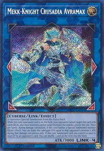 Yugioh Secret: Mekk-Knight Crusadia Avramax [RA01-EN044] Secret Rare