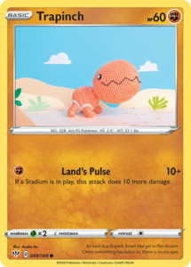 Pokemon Tcg Sword Shield Darkness Ablaze Singles: Trapinch (089/189) [Sword & Shield: Darkness Ablaze]
