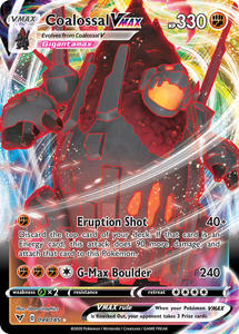 Pokemon Tcg Sword Shield Vivid Voltage Singles: Coalossal VMAX (099/185) [Sword & Shield: Vivid Voltage]