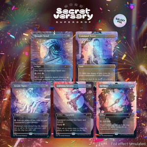 Mtg Secret Lair: Secret Lair x Through the Wormhole Galaxy Foil Edition