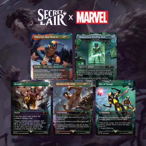 Mtg Secret Lair: Secret Lair x Marvel's Wolverine Foil Edition