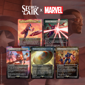 Mtg Secret Lair: Secret Lair x Marvel's Captain America Foil Edition