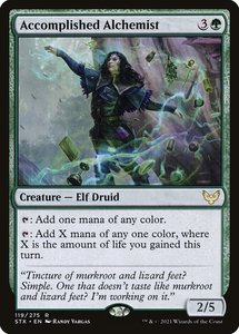 Mtg Singles: Accomplished Alchemist [Strixhaven: School of Mages] (119)