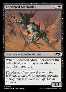 Mtg Singles: Accursed Marauder [Modern Horizons 3] (80)
