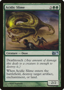 Mtg Singles: Acidic Slime [Magic 2011] (161)