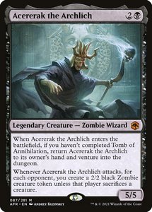 Mtg Singles: Acererak the Archlich [Adventures in the Forgotten Realms] (87)