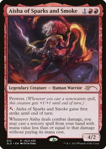 Mtg Singles: Aisha of Sparks and Smoke [Universes Within] (12)