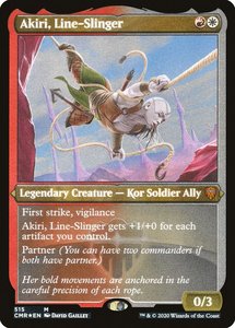 Mtg Singles: Akiri, Line-Slinger [Commander Legends] (515)