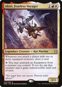 Mtg Singles: Akiri, Fearless Voyager [Zendikar Rising] (220)