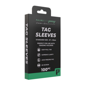 View All Accessories: Palms Off Gaming Tag Sleeves (100pc)