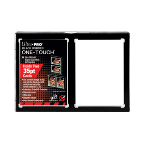 Ultra-Pro 2 Card Black Border Onetouch