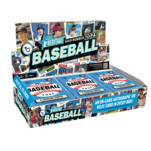 Baseball: 2023 Topps Heritage High Number Baseball Hobby Box