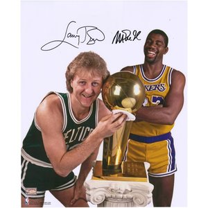 Fanatics: Magic Johnson & Larry Bird Autographed 16" x 20" Photograph