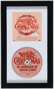 Fanatics: Ed Sheeran Signed "Merry Christmas: Ed Sheeran & Elton John"