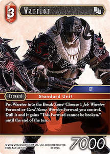 Final Fantasy Singles: Warrior - 21-009C