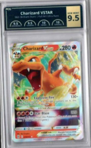 Graded Pokemon Cards: Charizard Vstar - PCG 9.5