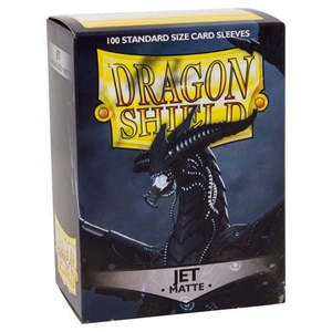 Sleeves: Sleeves - Dragon Shield - Box 100 - Jet Black