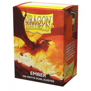 Sleeves: Sleeves - Dragon Shield - Box 100 - Dual Matte Ember