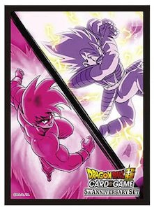 Dragon Ball Super CCG: 5th Anniversary Set Card Sleeves - Son Goku & Vegeta (66-Pack)