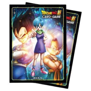 Dragon Ball Super Standard Size Deck Protector sleeves 65ct Bulma,Vegeta, and Trunks