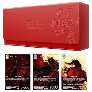 Final Fantasy TCG Limited Edition Vincent Red Triple Deck Case