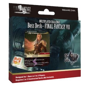 Final Fantasy TCG Multiplayer Challenge Boss Deck Final Fantasy VII