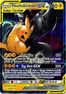 For The Players: Pikachu & Zekrom GX - 33/181 - Ultra Rare