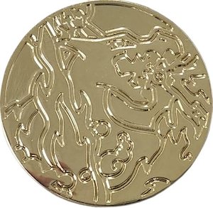 Charizard Metal Coin (Pokemon) Ultra Premium Collection