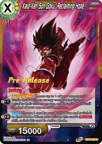 Saiyan Showdown Bt15: PRE RELEASE - Kaio-Ken Son Goku, Reclaiming Hope - BT15-093 R