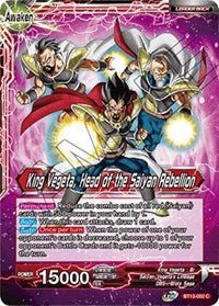 Supreme Rivalry: King Vegeta // King Vegeta, Head of the Saiyan Rebellion - BT13-002