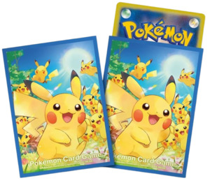 Sleeves: Pokemon Center Original Card Game Gathering Pikachu Card Sleeves