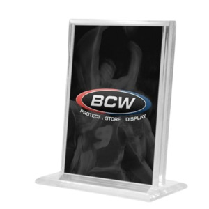 BCW ACRYLIC CARD STAND – VERTICAL