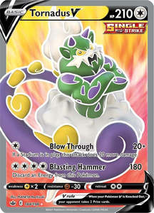 Chilling Reign: Tornadus V (Full Art) (184/198) (SWSH06)