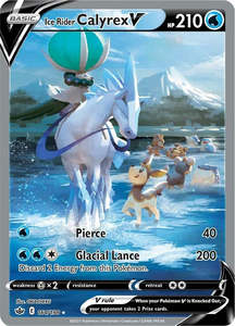 Ice Rider Calyrex V (Alternate Full Art) (164/198) (SWSH06)