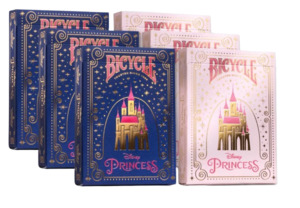 Bicycle Disney Princess Pink/Navy Mix Playing Cards