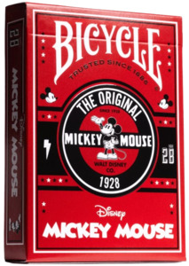 Bicycle Disney Classic Mickey (Red) Playing Cards