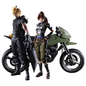 Final Fantasy VII - Jessie, Cloud & Motorcycle Play Arts Action Figure