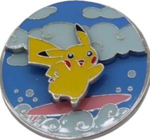 Pikachu Surfing/Flying Pin