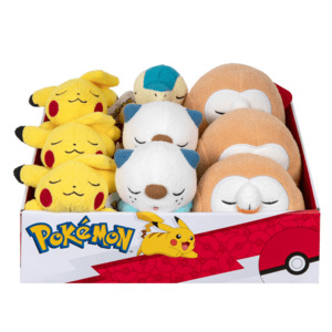 Toys Figurines: Pokemon Sleeping Plush 13cm Assorted