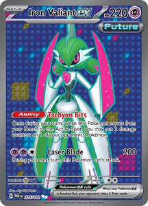Iron Valiant ex (225/182) (SV04: Paradox Rift)