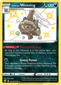 Shining Fates: Galarian Weezing (SV077/SV122) (Shining Fates: Shiny Vault)