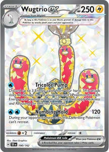 Scarlet Violet Single Cards: Wugtrio ex (190/162) (SV05: Temporal Forces)