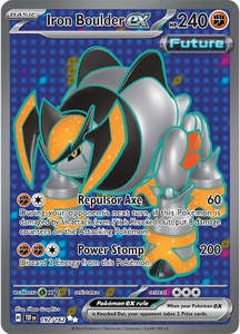 Scarlet Violet Single Cards: Iron Boulder ex (192/162) (SV05: Temporal Forces)