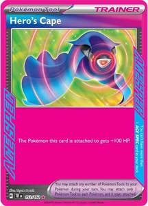 Scarlet Violet Single Cards: Hero's Cape (152/162) (SV05: Temporal Forces)