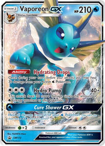 Vaporeon GX - SM172 (SM172) (SM Promos)