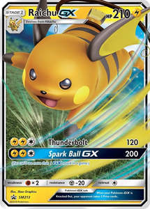 Sun Moon Promos: Raichu GX - SM213 (SM213) (SMP)