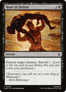 Magic Singles: Hour of Defeat (99) (Marvel Super Heroes)